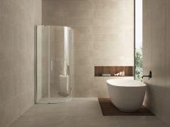 Sphere 1/4 ronde douchecabine met draaideur 90 x 90 cm rechts 8 mm nano - 20.3856