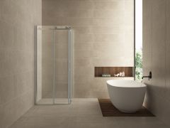 Corner douchecabine met schuifdeuren 90 x 90 cm 8 mm Nano - 20.3857