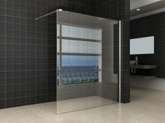 Comfort inloopdouche 1600 x 2000 x 8 mm nano helder glas/chroom - 20.3952