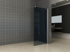 Comfort inloopdouche 800 x 2000 x 10 mm nano rookglas/chroom - 20.3965