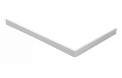 Compo acryl voorzetpaneel en potenset vierkant wit 160 x 90 cm - 21.3524