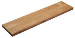 Oak badplanchet 80 x 20 x 3 cm strak - 21.3751