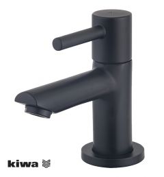 Amador fonteinkraan Kiwa 1/2'' mat zwart - 22.2701