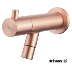 Amador fonteinkraan met muurbevestiging 1/2'' geborsteld koper - 22.6722