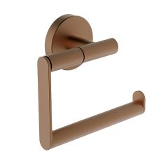 Alonzo toiletrolhouder zonder klep geborsteld brons koper - 28.8025