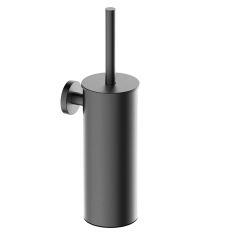 Alonzo toiletborstel met houder gunmetal - 28.8054
