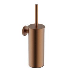 Alonzo toiletborstel met houder geborsteld brons koper - 28.8055