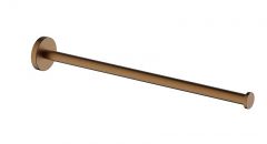 Alonzo handdoekrek 1-armig geborsteld brons koper - 28.8085