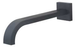 Rombo inbouw uitloop 25 cm mat zwart - 29.2015