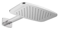 Roca waterval hoofddouche met douchearm 40 x 25 cm chroom - 29.2854