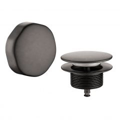 knop/plug badoverloopcombinatie gunmetal - 29.2906