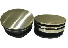 Gemma 2.0 knop/plug badoverloopcomb.+ vulfunctie rond geborsteld staal - 29.2972