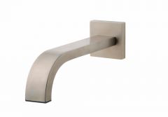 Rombo inbouw uitloop 30 cm geborsteld staal - 29.4018