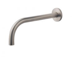 Slim inbouw uitloop 20 cm geborsteld staal - 29.4035