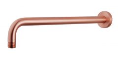 Caral douchearm met muurbevestiging 45 cm geborsteld koper - 29.6881