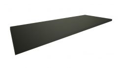 Marmaris Topblad 120 x 46 cm mat zwart - 32.3684