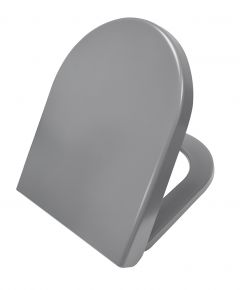 Vesta soft-close zitting tbv wandcloset 52cm mat grijs - 32.3765