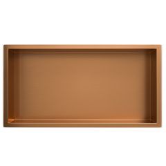 Inbouwnis 30 x 60 x 10 cm geborsteld brons koper - 33.2163