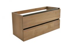 OAK onderkast met 2 laden 2 uitsparingen 120 x 46 cm eik - 38.3593