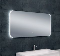 Bracket spiegel met dimbare LED verlichting 120 x 60 cm - 38.3782