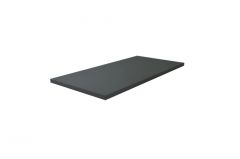 Sheet topblad 80 x 46,5 cm hoogglans grijs - 38.3966