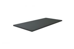 Sheet topblad 100 x 46,5 cm hoogglans grijs - 38.3971