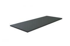 Sheet topblad 120 x 46,5 cm hoogglans grijs - 38.3976