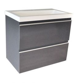 Shall onderkast 60 x 36 cm hoogglans grijs - 38.4021