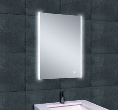 Duo spiegel rechthoek met LED 52 x 70 cm - 38.4100