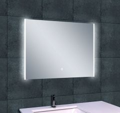 Duo spiegel met dimbare LED verlichting 80 x 60 cm - 38.4101