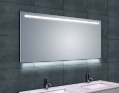 Ambi one spiegel rechthoek met LED, dimbaar en spiegelverwarming 140 x 60 cm - 38.4125