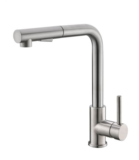 Twenty keukenkraan met handdouche RVS