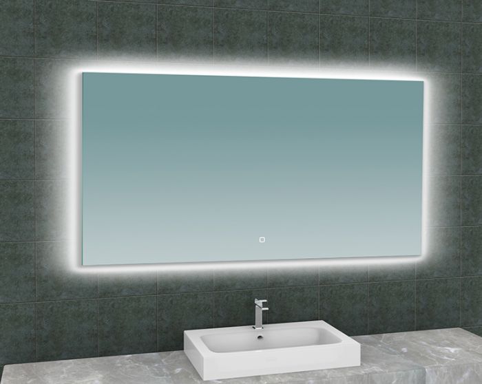 Soul spiegel met LED & verwarming 140 80