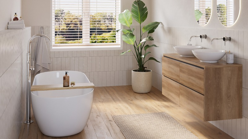 De Scandinavische badkamer
